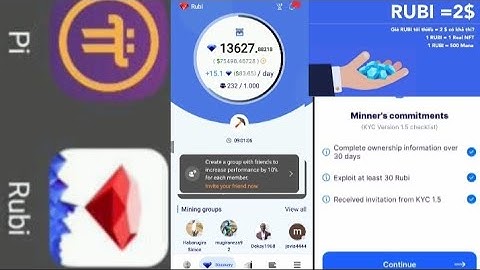 RUBI NETWORK Now and you can get KYC& MIGRATION Listing date 2$ Price only Rubians