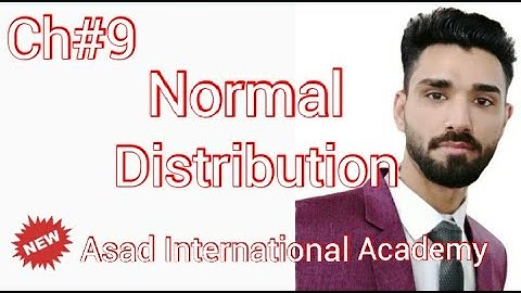 Normal Distribution, probability density function, standardize normal distribution ch 9| Stats Tutor