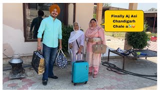 Finally Aj Bebe Pehli Vaar Gyi Chandigarh ✈️😍 ( Bebe Pori Khush 😍 ) | Harman khosa |