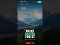 Water Sounds Forest 💧 Relaxing Nature BGM #Shorts