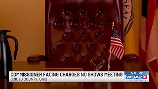 Commissioner facing charges no shows meeting