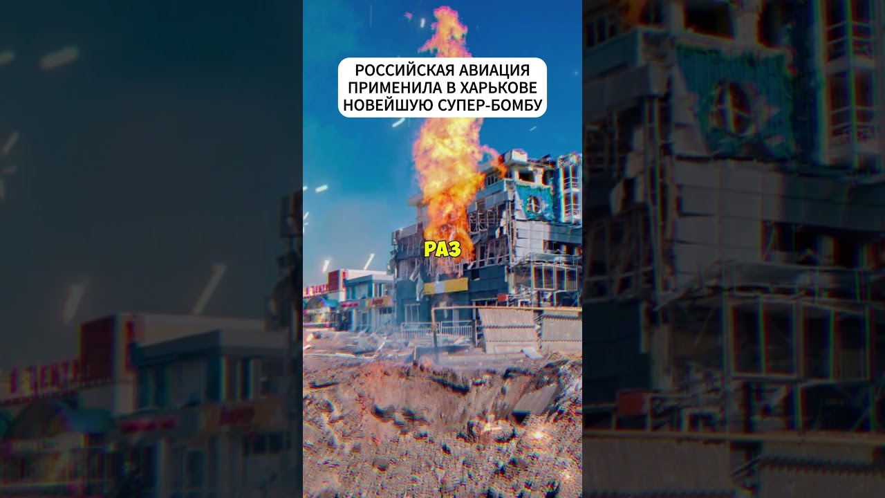 Авиация ВКС применила в Харькове новейшую супер-бомбу  