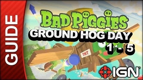 Bad Piggies - Ground Hog Day - 1 - 5 - Walkthrough