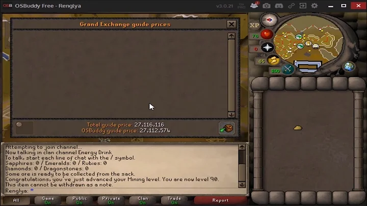 OSRS Motherlode Mine Loot Lvl 50-90