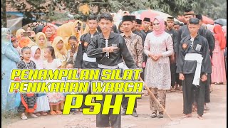 PENAMPILAN SILAT DI PERNIKAHAN WARGA PSHT