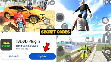 PLUGIN UPDATE SECRET CHEAT CODES?? IN INDIAN BIKE DRIVING 3D NEW UPDATE 2025