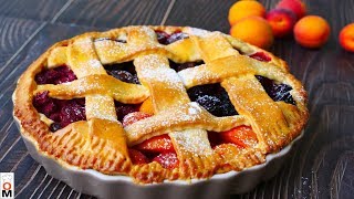 Пирог "Фруктовая Корзина" Очень Много ВКУСНОЙ НАЧИНКИ и НЕЖНОЕ Тесто | FRUIT PIE RECIPE Пирог "Фруктовая Корзина" Очень Много ВКУСНОЙ НАЧИНКИ и НЕЖНОЕ Тесто | FRUIT PIE RECIPE