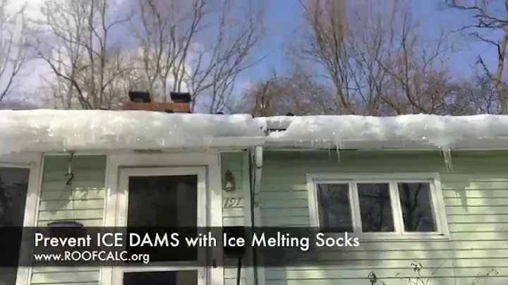 PREVENT ICE DAMS: HOW TO INSTALL ICE MELTING SOCKS