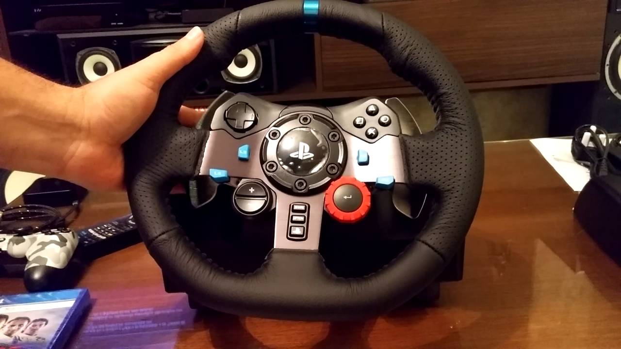UNBOXING  Logitech G29 DRIVING FORCE para PS4/PS5 + TESTE no game  DRIVECLUB 