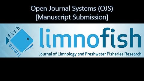 Manuscript Submission - Open Journal Systems