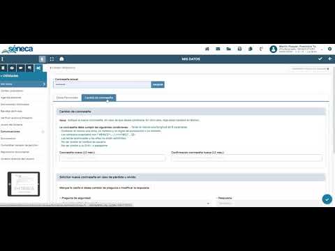 ¿CÓMO SE CAMBIA LA CONTRASEÑA DE SÉNECA