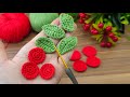 Wowvery easy crochet miniature rose model explanation crochet knitting