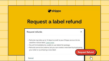 Request a label refund within Shippo