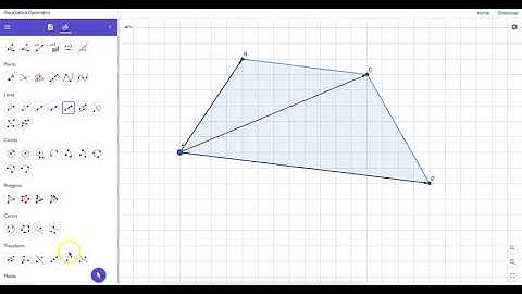Using the VECTOR POLYGON Tool in GeoGebra