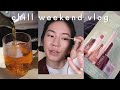 trying heatless waves, new makeup, how to conceal a scab (cozy self-care day) ☕️