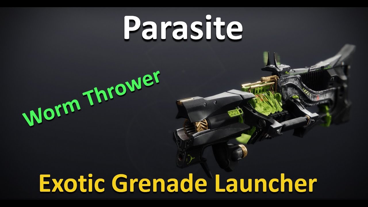Destiny 2- Parasite Exotic Grenade Launcher! Hive worm thrower!