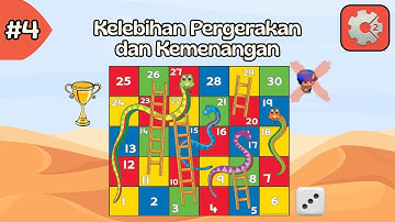 Cara Membuat Game Ular Tangga di Construct 2 - Part 4: Atasi Kelebihan Gerak & Kondisi Menang