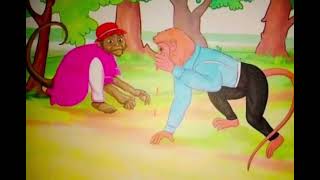 monkey and the barber hindi story /moral story / cartoon
