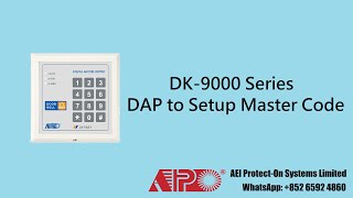 APO DK-9820 & DK-9821 Using DAP Jumper to Enter the Programing Mode