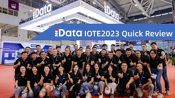 IOTE 2023 Review of iData | the Largest iot innovation event in Asia