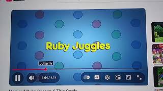Max & Ruby Ruby Juggles Le Card 2016