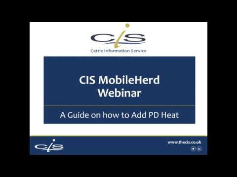 CIS MobileHerd Webinar: A Guide on how to Add PD Heat