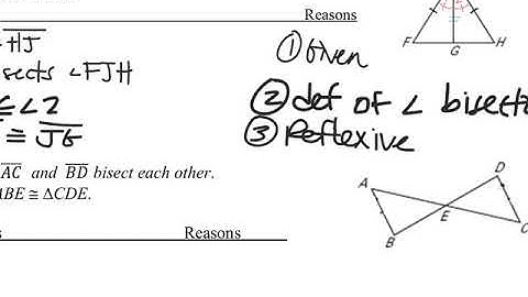 Geometry 5.3 SAS and HL Notes
