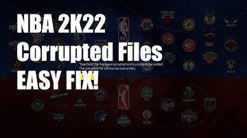 Another NBA 2K22 Corrupted Files Fix!