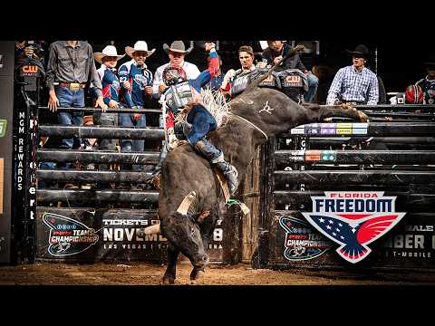 Austin Richardson rides Ratchet Strap for 89.25 points | PBR Teams Highlight