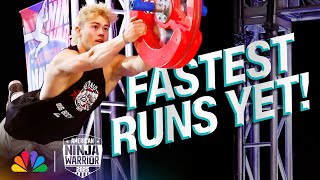 The WILDEST Runs from Week 2 of Semifinals | American Ninja Warrior | NBC