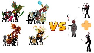 New Army Rebels vs All Skins Units Together  - Stick war legacy