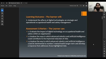 Lecture Unit 3 Digital Technologies Incident Investigation ProQual Level 7 Diploma in SH&SLM CMIOSH