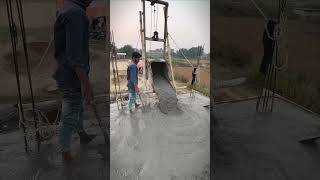 Mixer Machine Trolley 🛒 Se Concrete Remove | Smart Construction Work 🔥 #shorts