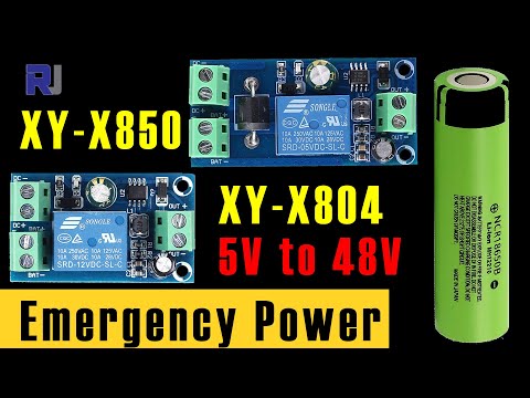 YX850 Power Failure Automatic Switching Standby Battery Lithium Battery Module 5V-48V Emergency