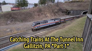 Catching Trains At The Tunnel Inn - Gallitzin, Pa Part 1
