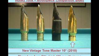 Otto Link 4 x 10* Mouthpiece Comparison Blues