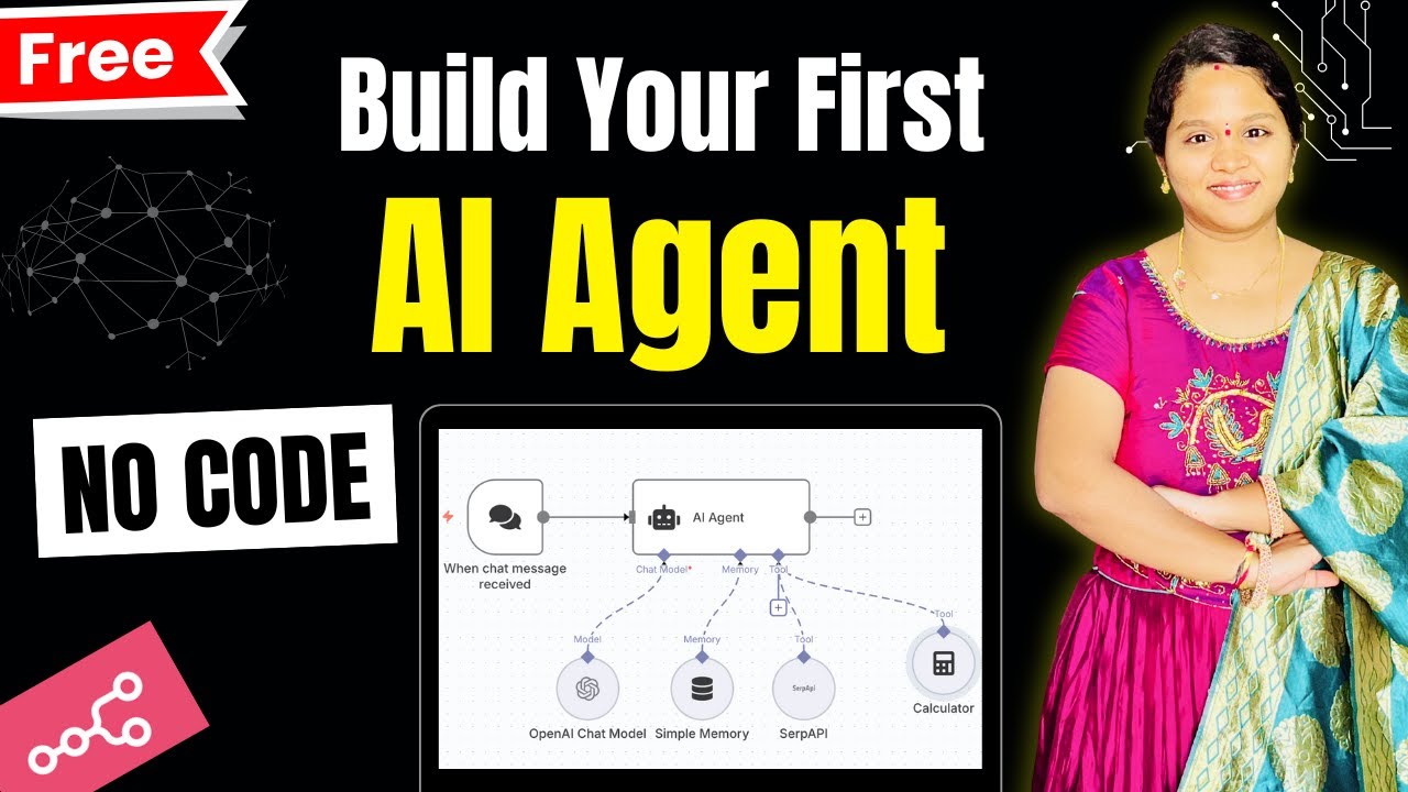 Build Your First AI AGENT for FREE (NO CODING) | Create Your First AI Agent in 15 Min!
