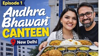 Budget South Indian Thali In Delhi Andhra Bhawan Canteen Review Episode 1