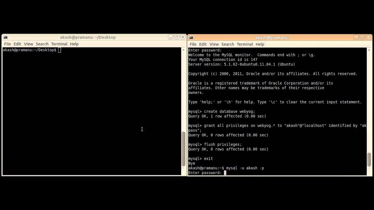 Mysql & C - YouTube