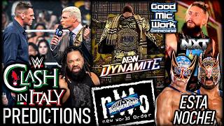 Jacob Fatu HURT | MJF Celebrates 3rd World Title | NWO 2020? | Enzo/NXT | Clash In Italy PREDICTIONS