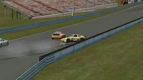 2009 Zippo 200 at the Glen Brian Vickers Crash Ree...