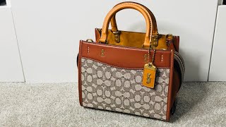 Coach Rogue 25 Signature Jacquard 