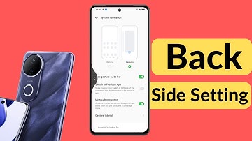 vivo v50e side back button, vivo v50 side back setting