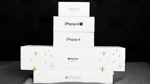 ASMR | Tapping all my Apple boxes