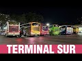 Terminales y rodoviarios 5  movimiento de buses en terminal sur santiago