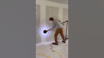 Got mud? The Bauer 9” Variable Speed Drywall Pole Sander can help! #shorts #HarborFreight