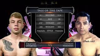 Tristan Overvig vs Thomas Herrera - ROUND 1 TKO