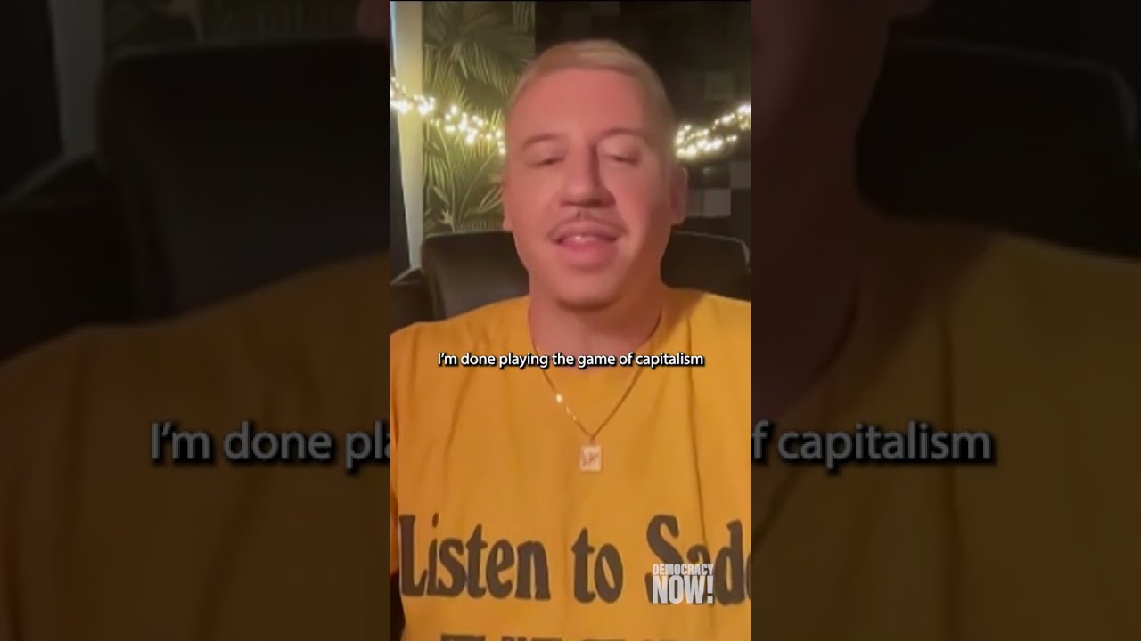 Macklemore on why he won't stop speaking up for Palestine