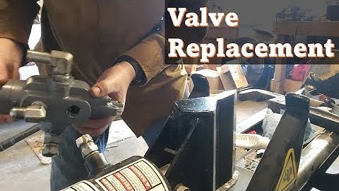 Log Splitter Valve Replacement