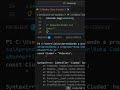 Palabra clave const no permite redeclaración #viral #viralshort #javascript #vscode #coding
